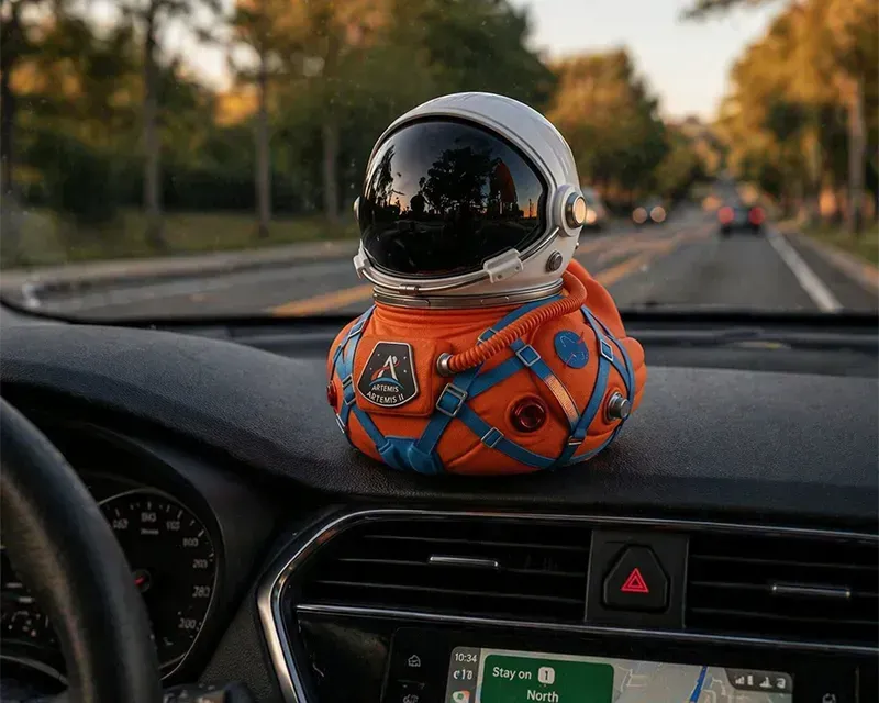 🔥Limited Edition Artemis II Mission Moon Launch Commemorative Astronaut Duck